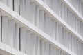 modern white building exterior symetric windows in a row modern architecture