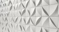 Modern White Geometric Wall Texture with Repeating Curved Square Pattern background Royalty Free Stock Photo