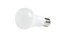 modern white led saving bulb. electric lamp equipment. isolated. with clipping path Royalty Free Stock Photo