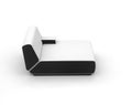 Modern White Lounge - top view. Royalty Free Stock Photo