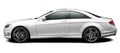 Modern white mercedes coupe. Royalty Free Stock Photo