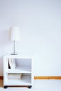 Modern white scandinavian interior with place for text Royalty Free Stock Photo