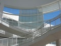 Modern White Staircase at Getty Center