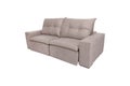 modern Grey suede velve couch sofa isolated