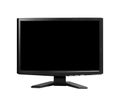 Modern widescreen tv lcd monitor Royalty Free Stock Photo