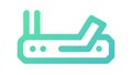Modern Wifi Router Network Icon, Green Gradient, vector design Generative AI Royalty Free Stock Photo