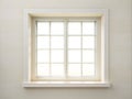 Modern Window with Subtle Grid Pattern A Clean and Warm Design Element
