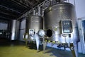 Modern wine factory Royalty Free Stock Photo