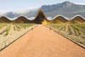 The modern winery of Ysios in Laguardia, Basque Country, Spain