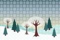 Modern Winter Scene Illustration 2