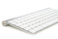Modern wireless computer keyboard Royalty Free Stock Photo