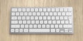 Modern wireless computer keyboard Royalty Free Stock Photo
