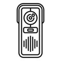 Modern wireless intercom system with camera recording