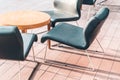 Modern wood chair Royalty Free Stock Photo