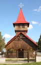 Modern wood church