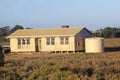 Modern wooden cottage at Flinders Range,Adelaide, Australia Royalty Free Stock Photo