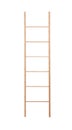 Modern wooden ladder isolated. Construction tool Royalty Free Stock Photo