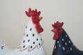 Modern wooden rooster figurine house decoration