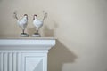 Modern wooden rooster figurine house decoration