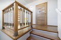 Modern wooden stair way