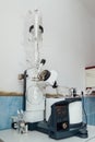 Modern rotary evaporator in chemical laboratory