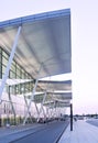 Modern Wroclaw airport terminal Royalty Free Stock Photo