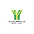 modern Y, abstract Y letter logo design template Royalty Free Stock Photo