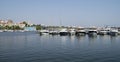 Modern yachts and boats in Touristic Tomis Port, Constanta