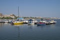 Modern yachts and boats in Touristic Tomis Port, Constanta
