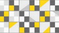 Modern Yellow and Gray Geometric Abstract Pattern Royalty Free Stock Photo
