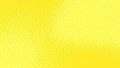 Modern yellow pop art background with halftone dots desing in comic style, vector illustration eps10