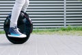 Ecology electric transport balancing unicycle