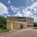 Moderne architecture by the Lecorbusier, citÃ© universitaire,  Paris, France Royalty Free Stock Photo