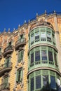 Modernism building in Eixample district in Barcelona