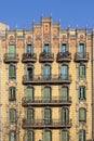 Modernism building in Eixample district in Barcelona