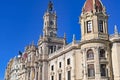 Modernisme Plaza of the City Hall of Valencia Royalty Free Stock Photo