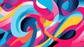Modernist collages combining various visual elements in a pop-up style. Can be used as wall decoration. Abstract