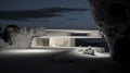 Modernist Minimalism: A Seaside Cave House With Panoramic Scale