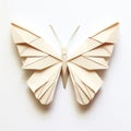 Modernist Origami Butterfly With Symmetrical Designs