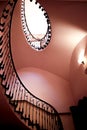 Modernist staircase of Gomez-Tortosa Cultural Center in Novelda