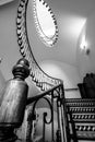 Modernist staircase of Gomez-Tortosa Cultural Center in Novelda