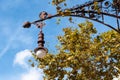 Modernist style streetlight on the Passeig de Gracia, Barcelona, Spain