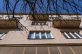 Modernist tenement house in Rzeszow city in Poland Royalty Free Stock Photo