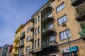 Modernist tenement house in Rzeszow city in Poland Royalty Free Stock Photo