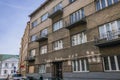 Modernist tenement house in Rzeszow city in Poland Royalty Free Stock Photo
