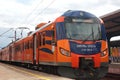 Multiple electric train EN57AL in Poland