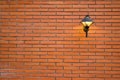 Modernlamp on the brick wall Royalty Free Stock Photo