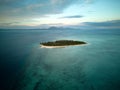 Modessa Island . Roxas Philippines. drone