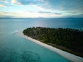 Modessa Island . Roxas Philippines. drone