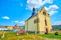 The old Castle Church of St Nicholas in Medzhybizh fortress, Ukraine